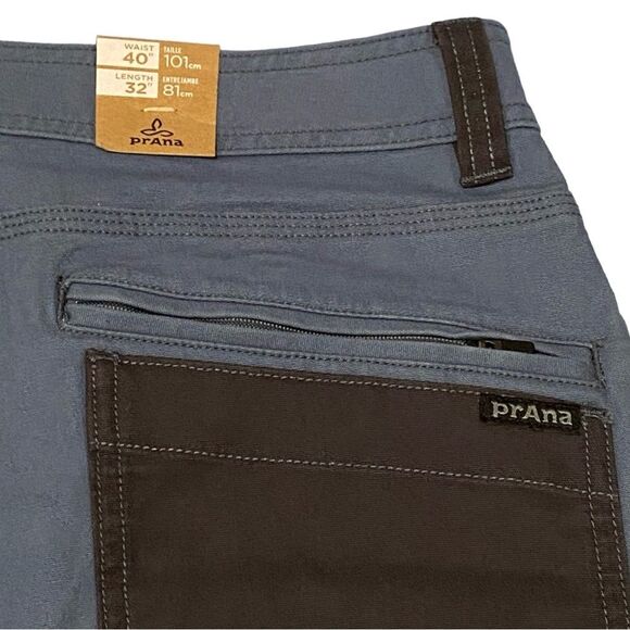 Prana Men's Kragg Pants Nickel Blue Size 40 x 32 NWT - Picture 8 of 13
